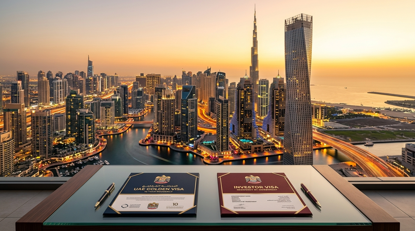 UAE Golden Visa vs Investor Visa: Costs, Benefits, and Which One You Actually Need