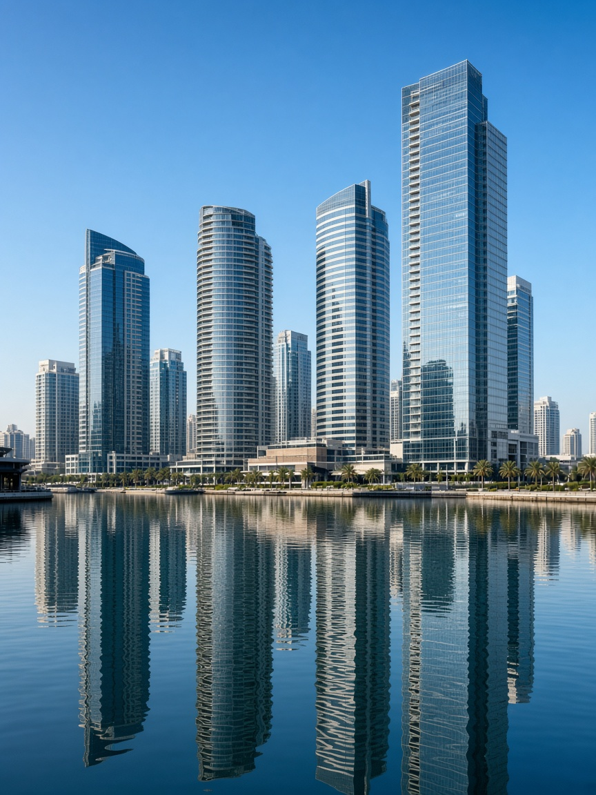 DMCC free zone towers in Jumeirah Lakes Towers Dubai