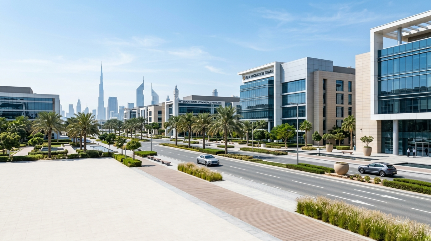 Dubai skyline and waterfront